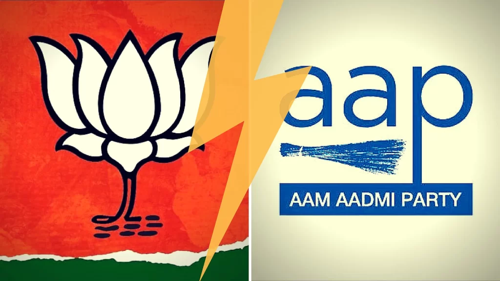 bjp vs aap, Poilitics