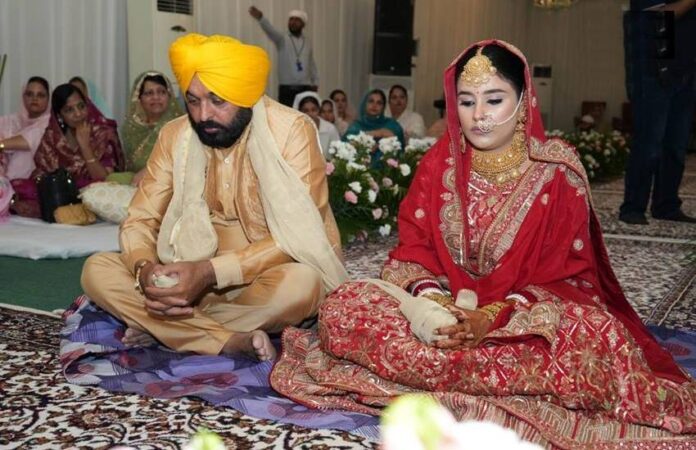 Bhagwant Mann's second Marriage, Second Marriage with Gurpreet Kaur, Second Marriage of Many Chief Ministers