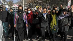 Afghanistan women education protest