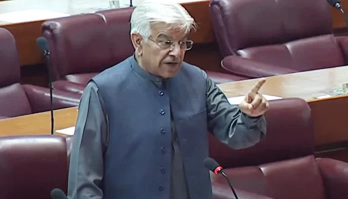 Pak Defense Minister Khawaja Asif