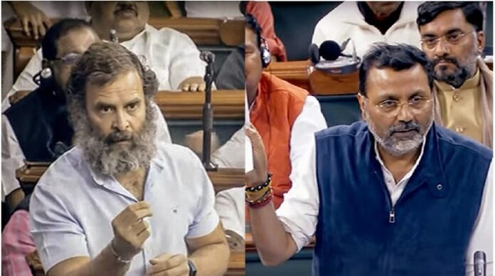 Rahul Gandhi and Nishikant Dubey