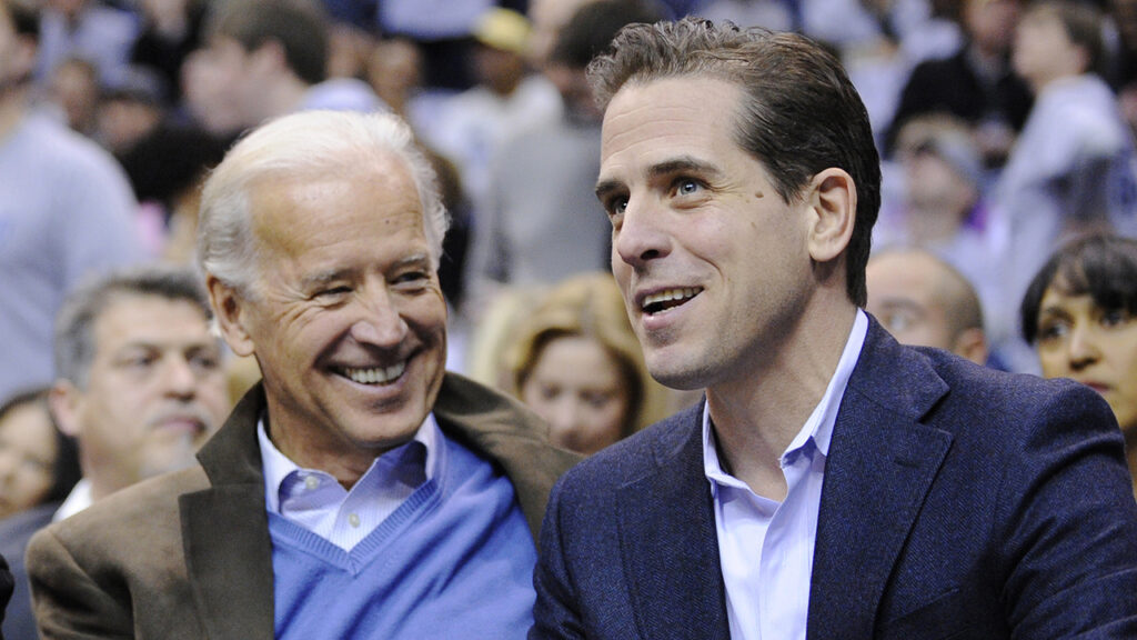 Hunter Biden with father Joe Biden