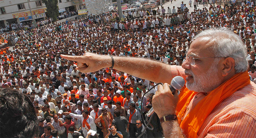 PM Modi with Fans