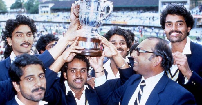 India Lifting Cricket World Cup 1983