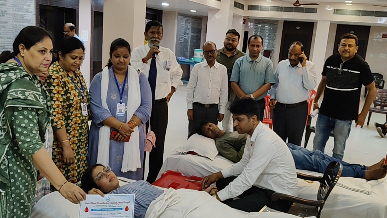 श्री सीताराम जी भवन और मारवाड़ी युवा मंच द्वारा रक्तदान शिविर का आयोजन