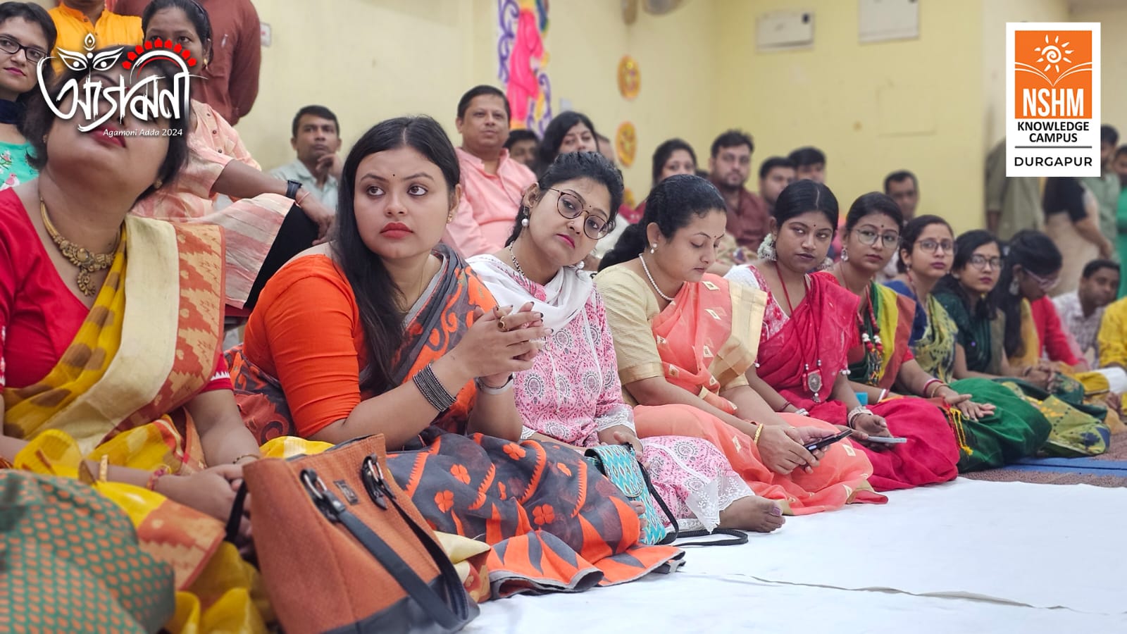दुर्गापुर के एनएसएचएम नॉलेज कैंपस में ‘आगोमनी अड्डा 2024’ के साथ धूमधाम से दुर्गा पूजा उत्सव