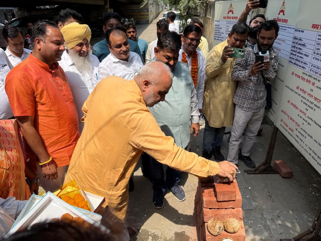 करनाल के वार्डो में करीब 2 करोड़ 54 लाख रुपये की लागत से होनें वाले विकास कार्यो का हुआ शिलान्यास : जगमोहन आनंद