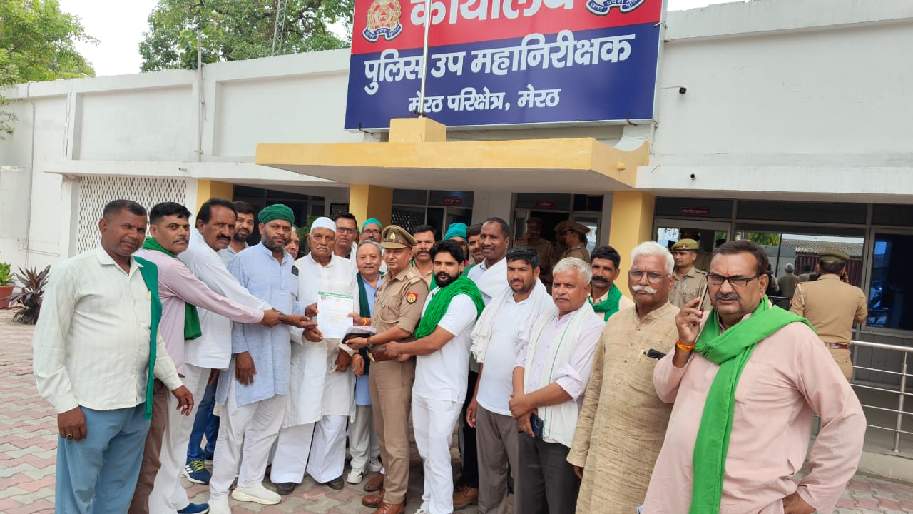 बुलंदशहर के डिबाई में भूमाफिया के खिलाफ सड़कों पर उतरा किसान मजदूर संगठन!