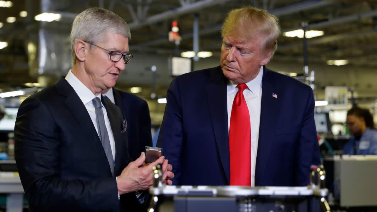 डोनाल्ड ट्रंप की Apple को 25 फीसदी टैरिफ की धमकी