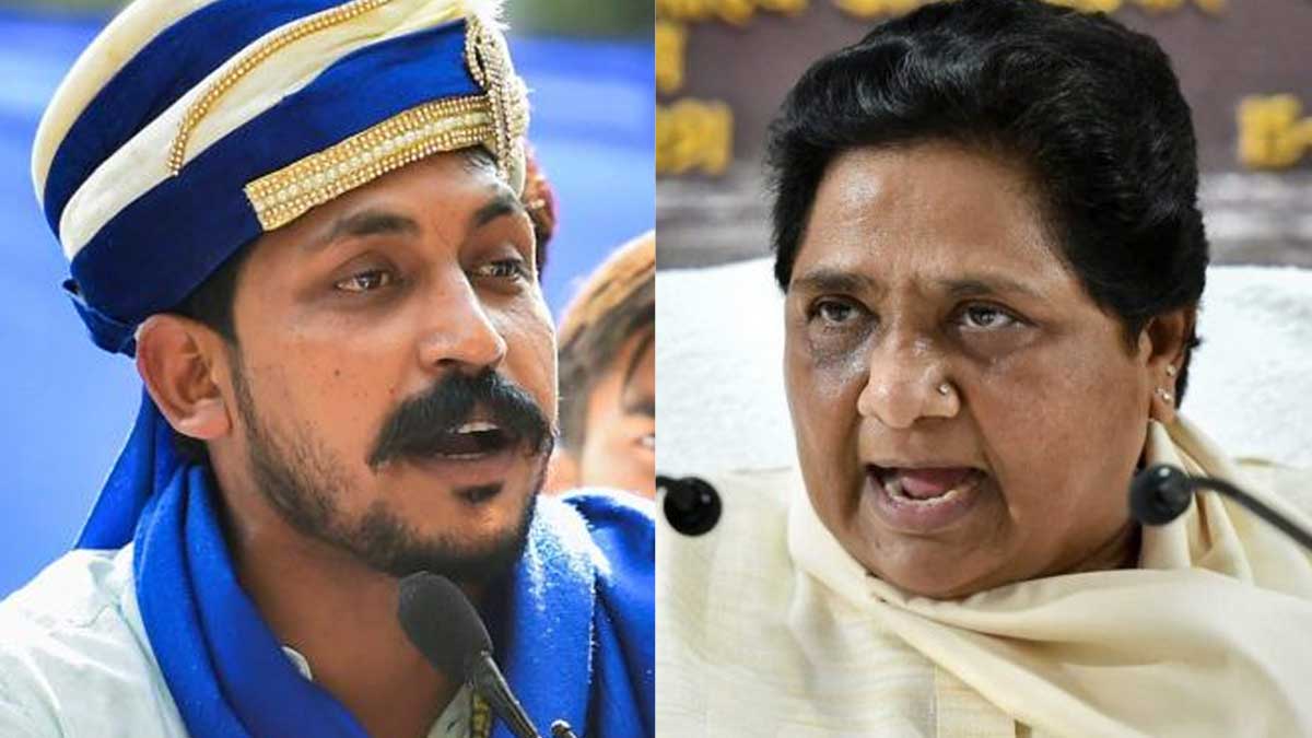 चंद्रशेखर पर आक्रामक मायावती, बताया बरसाती मेंढक !